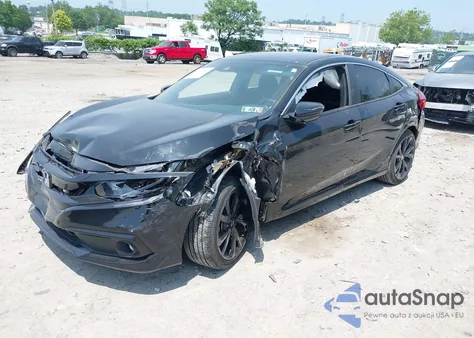 2019 Honda Civic Sport from USA, damaged, VIN 2HGFC2F86KH590487